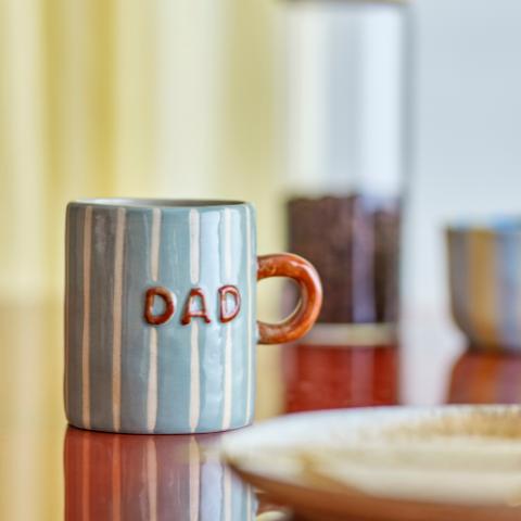 Cherish Mug, Blue, Stoneware