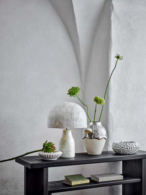 Silvio Vase, Silver, Stoneware