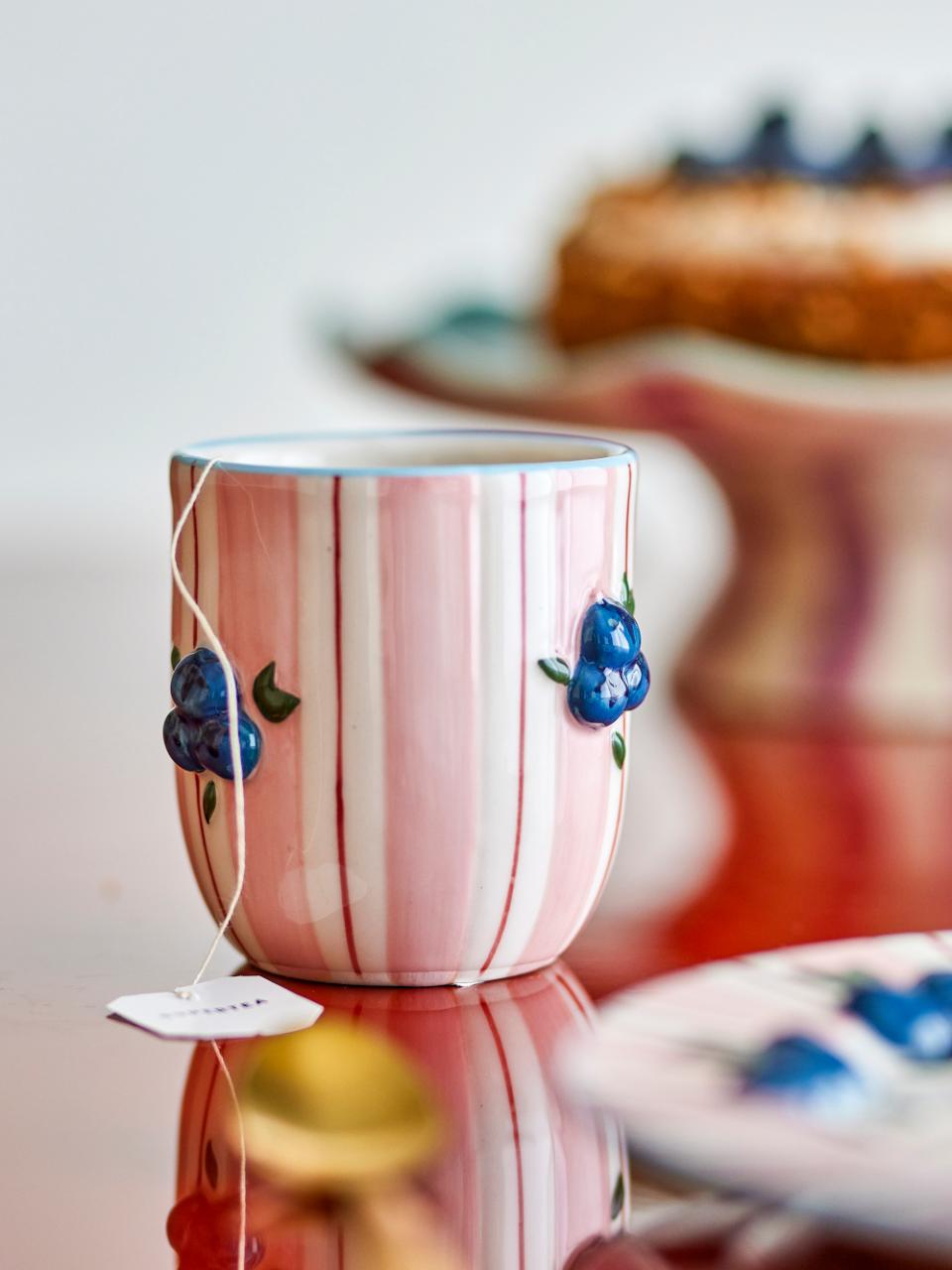 Carry Tasse, Rose, Steingut