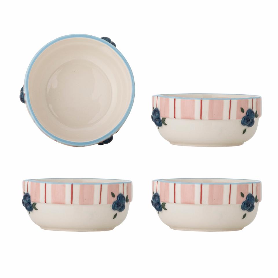 Carry Schale, Rose, Steingut