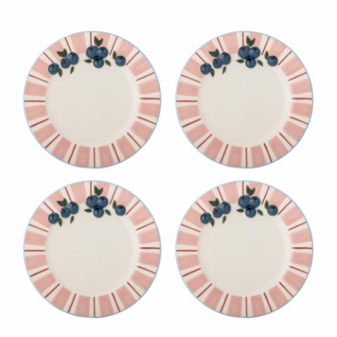 Carry Tallerken, Rosa, Stentøj