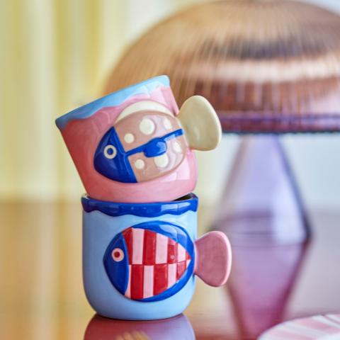 Willy Cup, Multi, Stoneware