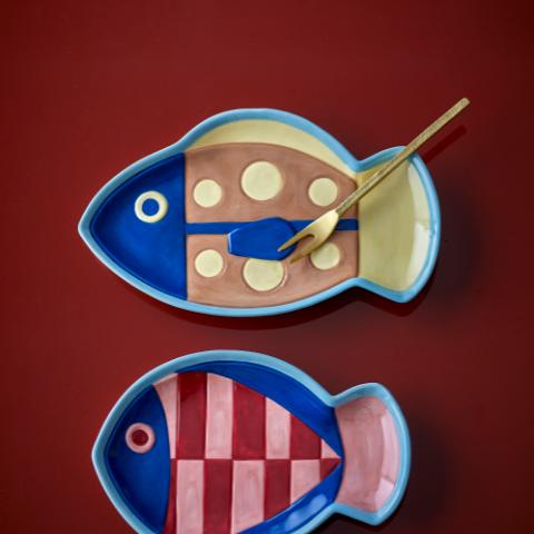 Willy Assiette, Multicolore, Grès