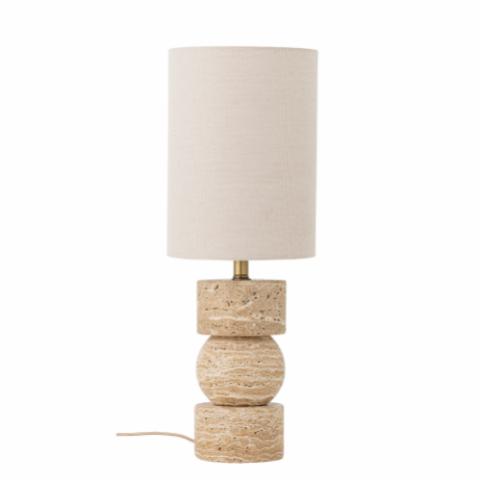 Marci Table lamp, Nature, Travertine