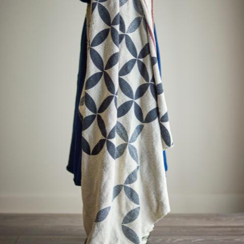 Forma Plaid, Nature, Coton recyclé