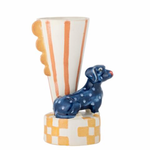 Dachsy Vase, Multi, Stoneware