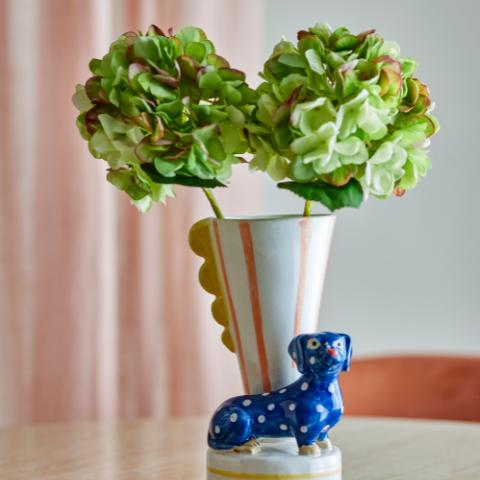 Dachsy Vase, Multifarvet, Stentøj