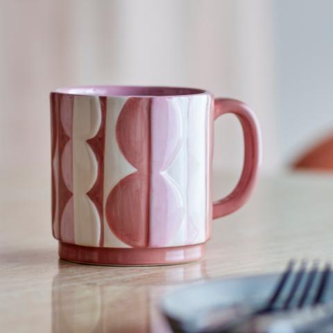 Saul Mug, Rose, Grès