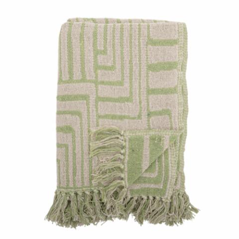 Velva Plaid, Grøn, Genanvendt Bomuld