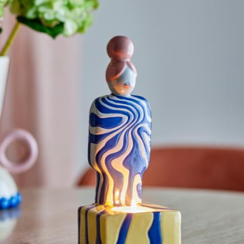 Priya Photophore, Multicolore, Grès