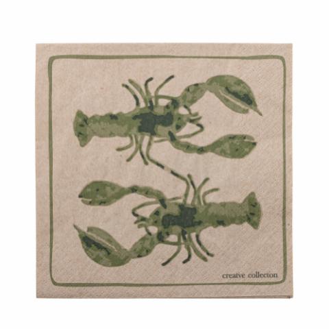 Hadden Serviette, Verte, FSC®Recycled, Paper