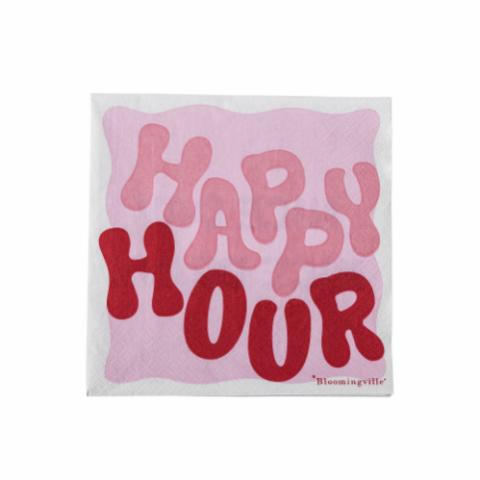Rosy Serviette, Bunt, FSC®Mix, Paper