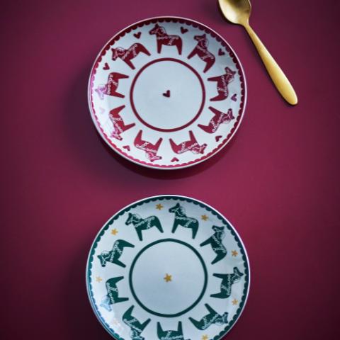 Siffer Plate, Multi, Stoneware