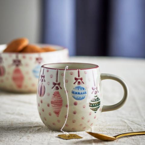 Ornamentia Mug, Rouge, Grès