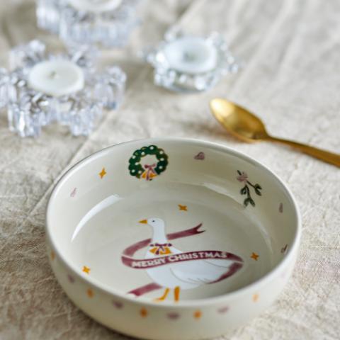 Mary Bowl, Red, Stoneware