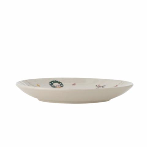 Mary Plate, Multi, Stoneware