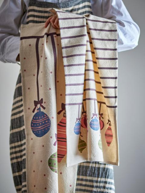 Ornamentia Serviette de cuisine, Rouge, Coton OEKO-TEX®