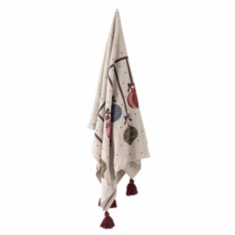 Ornamentia Decke, Bunt, Recycelte Baumwolle