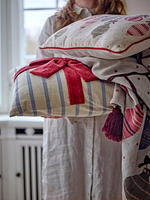 Ornamentia Pude, Rød, Bomuld OEKO-TEX®