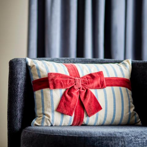 Bowie Pude, Blå, Bomuld OEKO-TEX®