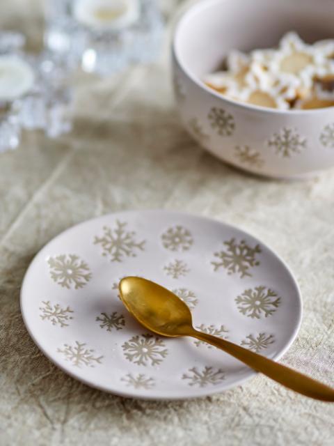 Snowie Plate, Nature, Stoneware