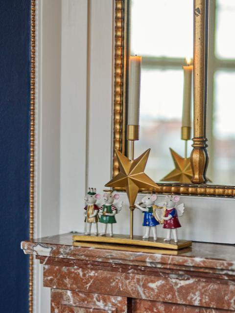 Peo Kerzenhalter, Bunt, Polyresin