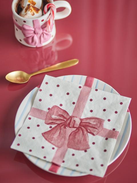 Bowie Serviette, Blau, FSC®Mix, Paper