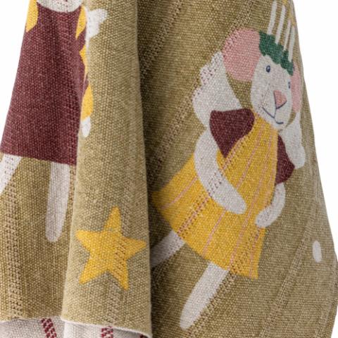 Peo Throw, Multi, Recycled Cotton