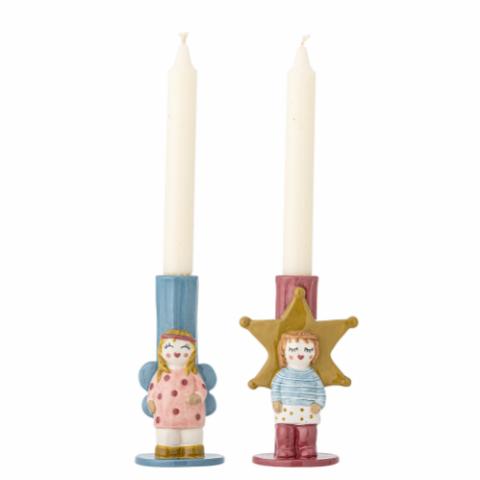 Bisby Bougeoir, Multicolore, Grès