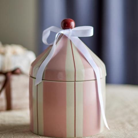 Cimmi Cruche avec couvercle , Rose, Grès