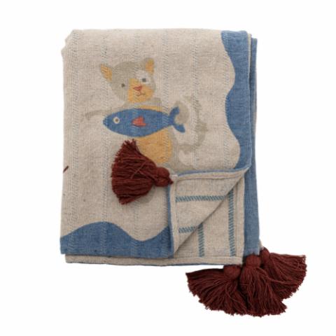 Mille Throw, Multi, Recycled Cotton