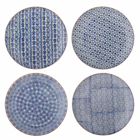 Karine Assiette, Bleu, Grès