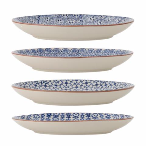 Karine Assiette, Bleu, Grès