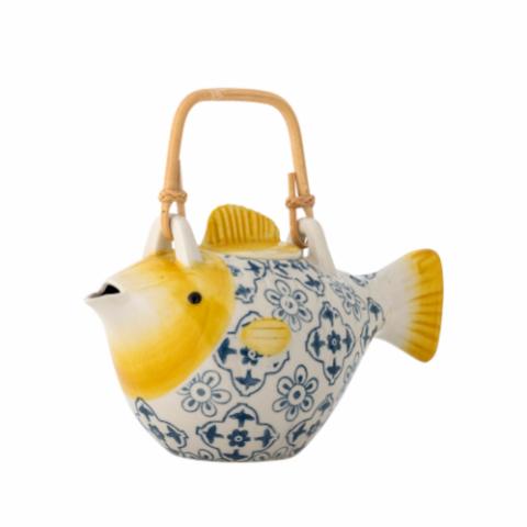 Wrenna Théière avec infuseur à thé, Multicolore, Grès