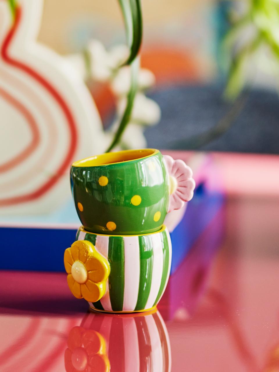Haisy Tasse, Bunt, Steingut