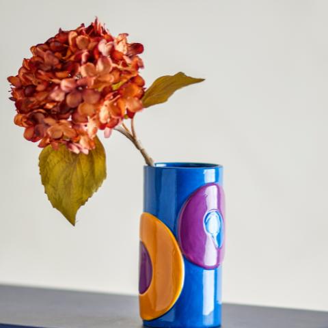 Polivia Vase, Multifarvet, Keramik