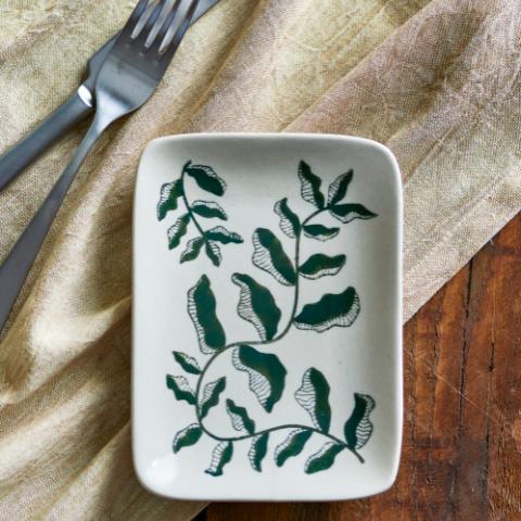Fauni Plate, Multi, Stoneware