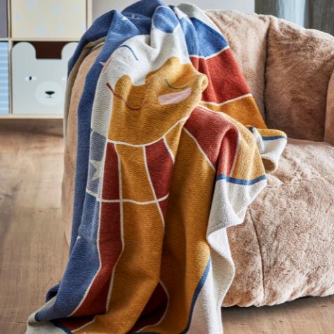 Sun Decke, Bunt, Recycelte Baumwolle