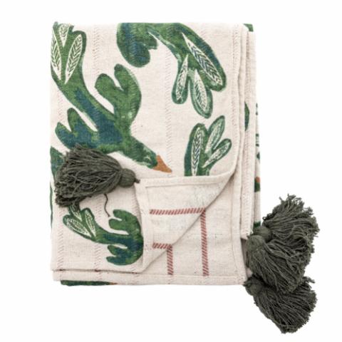 Birdliva Plaid, Multifarvet, Genanvendt Bomuld