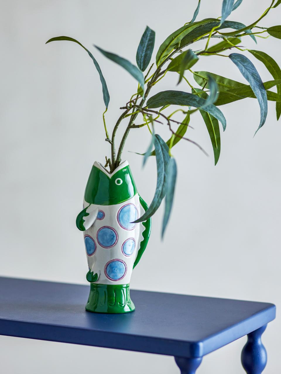 Irving Vase, Bunt, Steingut