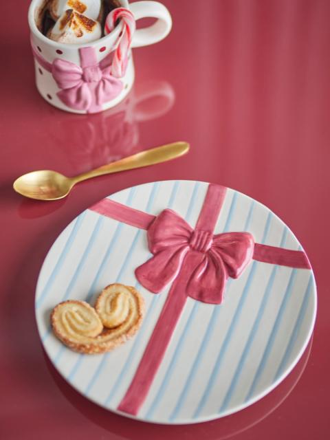 Bowie Plate, Blue, Stoneware