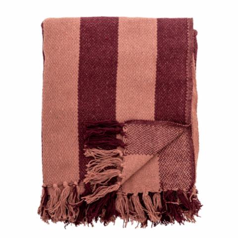 Frello Plaid, Rouge, Coton recyclé
