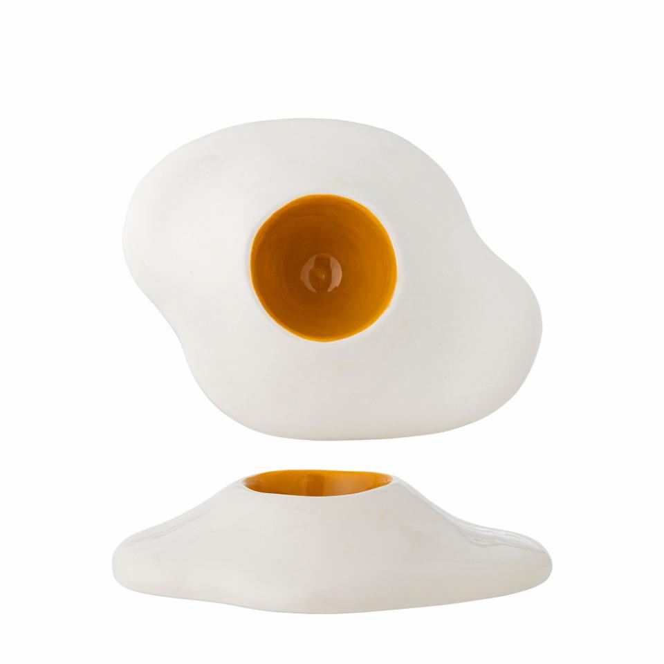 Eggert Eierbecher, Weiß, Steingut