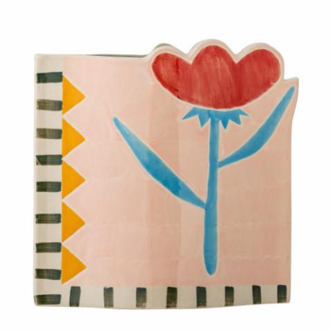 Vinia Vase, Multifarvet, Stentøj