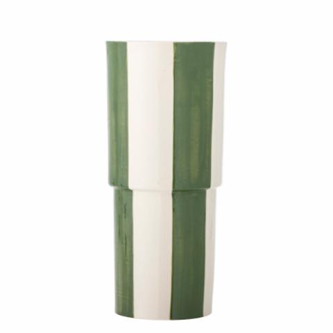 Floki Vase, Verte, Grès