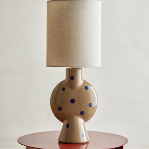 Sergio Tischlampe, Bunt, Steingut