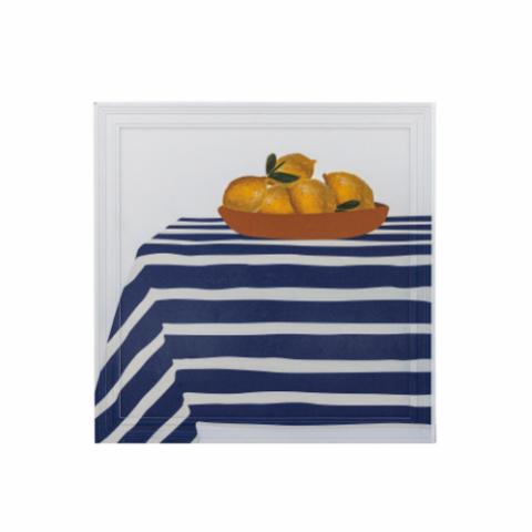 Limone Illustration w/ Frame, Multi, Firwood