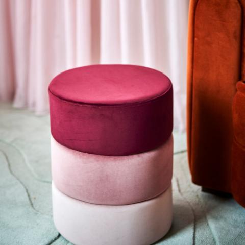 Bilbao Pouf, Multi, Polyester