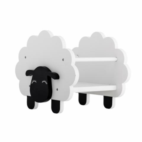 Dolly Book Stand, White, FSC®100%, MDF