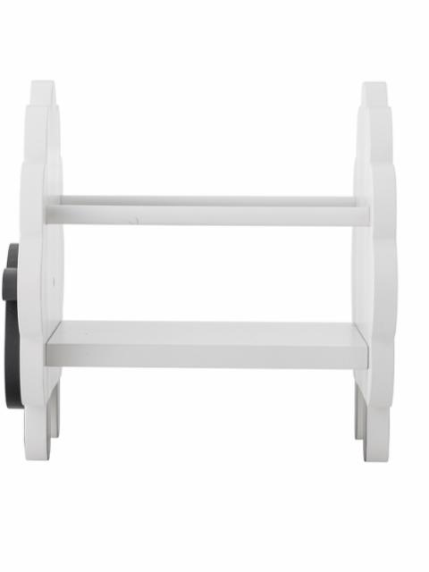 Dolly Bücherständer, Weiß, FSC®100%, MDF